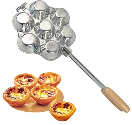 Générique Grand Plateau À Muffins – Plat De Cuisson En Aluminium 47 × 21 × 4 Cm Avec 7 Rainures En Forme De Tasse | Moule Robuste Pour Muffins Aux Œufs, Brownies, Mini Gâteaux, Et Cupcakes