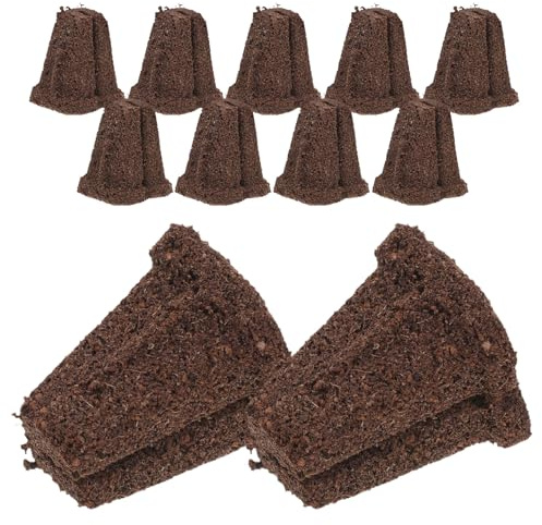 Toyvian Kit de Culture Hydroponique 30 Pièces – Cubes de Germination en Charbon Végétal pour Semis et Bouturage – Substrat sans Terreau Haute Rétention D’Eau – pour Jardinage Intérieur et