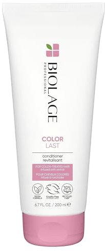 Biolage Pflegender Conditioner für gefärbtes oder getöntes Haar, Für Erhalt und Glanz der Farbe, Mit Orchideen-Extrakt, Color Last, 1 x 200 ml