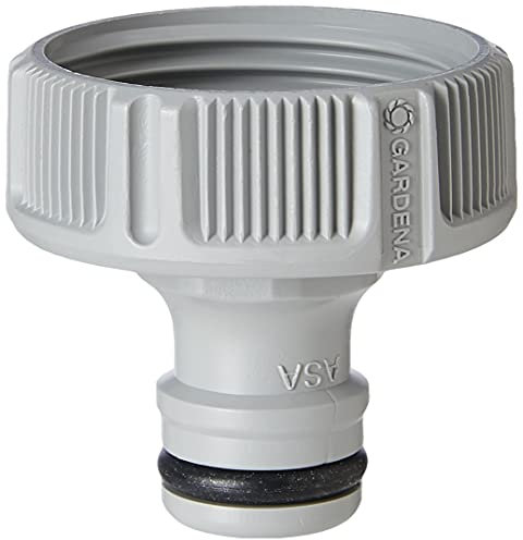 Raccordo per Rubinetto Gardena da 33,3 Mm (G 1 Pollice): Attacco per Rubinetti con Filetto, Raccordo Stagno, Facile da Usare, Confezionato (18202-20)