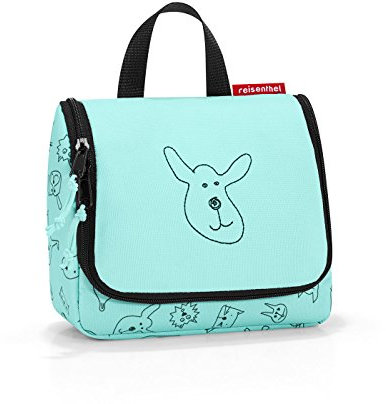 reisenthel toiletbag S Kids Cats and Dogs Mint Ma?e: 18,5 x 16 x 7 cm/Volumen: 1,5 l