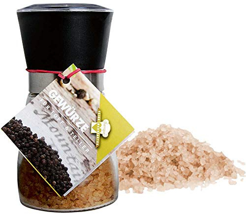 Meersalz Rauch Bunnahabhain in Salzmühle Vegan hausgemacht BARRIQUE-Feine Manufaktur Deutschland 185g-Glas