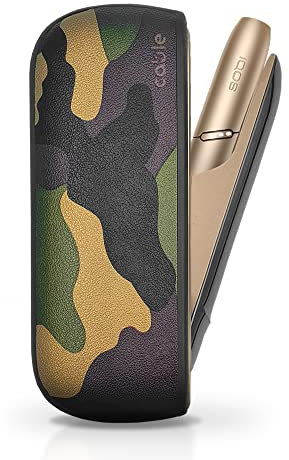 Cable Technologies Camou Case compatible avec IQOS® 3, coque de protection semirigide semidure cigarette électronique, contre les rayures chutes et les chocs accidentels, motif texture camouflage