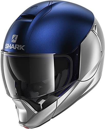 SHARK, Klapphelm EVOJET dual blank SBS, M
