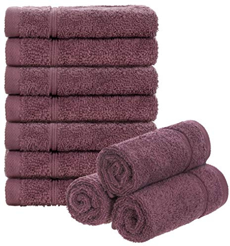 Brandsseller Set med 10 tvåldukar 30 x 30 cm tvättlappar frotté-tvållappar gästhandduk med hängare bomull 470 g/m² badrum hushåll – bär