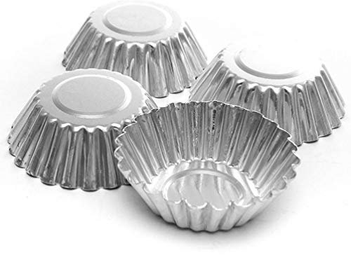 Cabilock 30stücke Eier- Backform Aus Metall Antihaftbeschichtet Für Muffins Und Kleine Kuchen Backhilfe Für Desserts Und Snacks