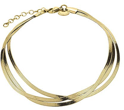 LIEBESKIND BERLIN Damen Sleekchain Fußkettchen– Edelstahl Fußkette in verschiedenen Farben und Längen, größenverstellbar – zeitlos, modern und vielseitig kombinierbares Schmuckstück