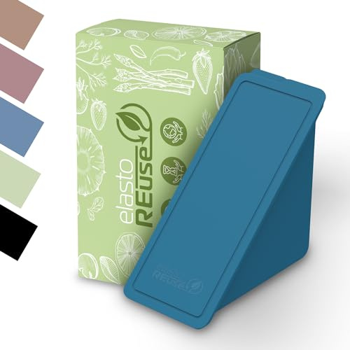 Contenitore per panini e panini, riutilizzabile, lavabile in lavastoviglie (comodo blu)