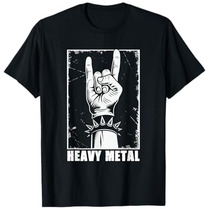 Heavy Metal Chip Fork Metal Rock Musik Hardrock T-Shirt