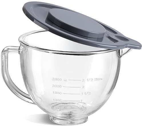 Gdrtwwh Attachment for Kitchenaid Tilt-Head Stand Mixer (Glass Mixer Bowl)