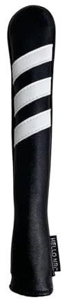 rockible Cubierta para Palo de Alineación de Golf, Protector de Varilla de Golf, Funda Protectora Duradera para Indicador de Dirección de Golf, Práctica de Ent, Negro