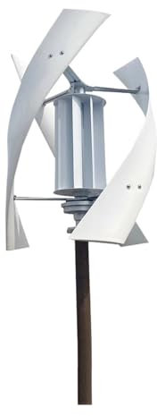ARTGOS Turbina aerogeneradora Maglev de Eje Vertical de 1000W, 24V, 48V, energía Libre, Molino de Viento doméstico de Baja Velocidad Kit De Generador EóLico(24V)