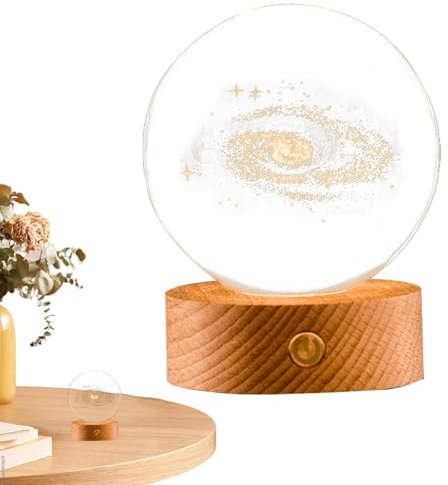 Luz Nocturna de Bola de del Solar,Bola de del Solar | Luz Nocturna Transparente con Bola de y Solar,Modelo de Solar de