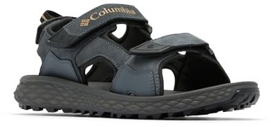 Columbia Men's Konos Hiker 3-Strap, Sports and Outdoor Sandals, Graphite/Black, 9