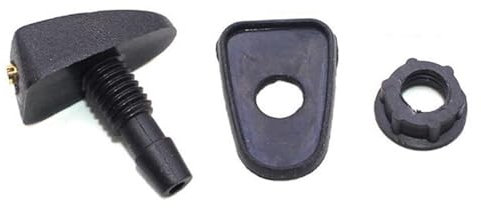 WANGBINGXING ScheibenwaschdüSe 2pcs Universal Car Water Spray Jet Düsenanpassungsanpassung for Peugeot 106 107 205 206 207 208 306 307 308 309 405 406 407 508 605 607 806 807 ScheibenwaschdüSe