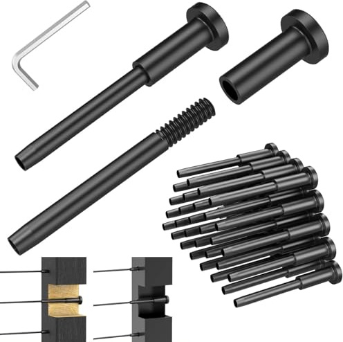 CKE Juego de 20 barandillas de cable invisibles, terminales tensores de acero inoxidable T316 para sistema de barandilla de cable de 1/8 pulgadas, receptor invisible y accesorios de extremo de perno