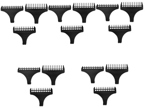 Beaupretty 5 Sätze elektrische Haarschneidemaschinen friseurbedarf Haarschneider Haarschneidemaschinenschutz, Schnittführungen Haarschneideführungen Kämme Haarschneideanleitungen Wachen Black