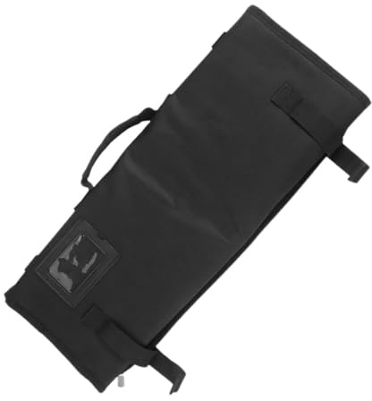 Gatuida Borsa Porta Portatile Per Chef Custodia Pratica Per Utensili Da Cucina Design Compatto Con Accesso Rapido e Ampio Spazio Per Campeggio e Cucina Nero