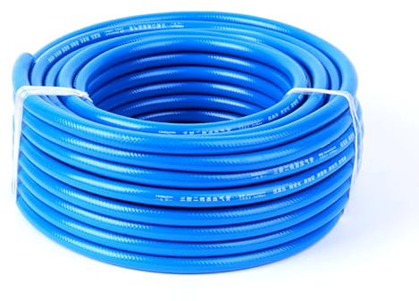 Yiustldd Tuyau D'oxygène-Acétylène, Tuyau De Soudage Industriel Antidéflagrant Tuyaux De Chalumeau Oxyacétylène Diamètre Intérieur 10 Mm, Diamètre Extérieur 16 Mm,Bleu