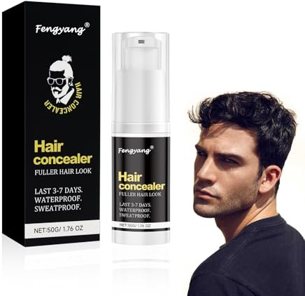 Fengyang® Hair Root Concealer, Crème Couvrante pour Cheveux, Poudre Cheveux Homme, Cache la Calvitie et les Racine, Pour Cheveux Clairsemés