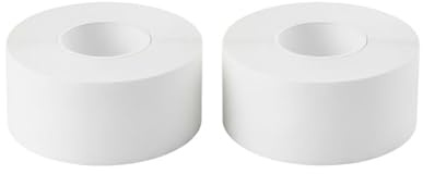 Venteo - X 2 Ruban Adhésif étanchéité Salle de Bain et Cuisine | Bande Autocollante Blanc Anti-Moisissure | Joint Silicone pour Baignoire, Douche, évier, Carrelage et Plan de Travail étanche