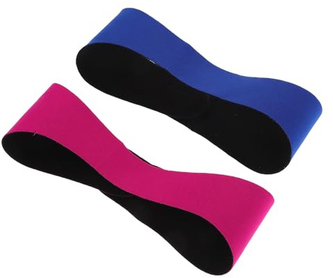 BESTonZON Lot de 2 Bandeaux de Natation en Néoprène, Cache-oreilles Piscine, Taille L, Motifs Dessin Animé, Accessoires de Sport Aquatique, Protection Auditive pour Plongée et Surf