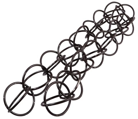 MAGICLULU Catena della Pioggia in Rame da 1 M, Catena Decorativa per Grondaia Villa, Metodo di Drenaggio Esterno per Giardino Design Giapponese e Finitura Anticato