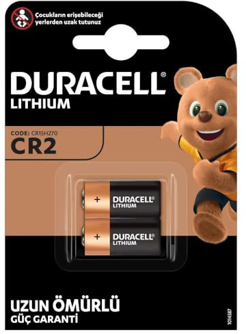 Duracell CR2 High Power Lithium Batterie (2er Pack) 3V (CR15H270) - Garantiert Lange Lebensdauer - Verwendung bei Alarmanlagenmeldern, LED-Lichtern - 10 Jahre Lagerungsgarantie - Anti-Leckage