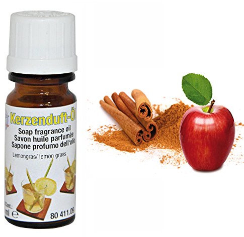 CREATIV DISCOUNT Kerzen-Duftöl, 10ml, Zimt-Apfel