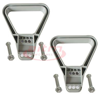 2 piezas 175 A/350 A 600 V cabrestante conector batería mango extractor plástico (gris)