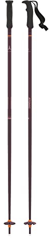 ATOMIC 1 Paar All Mountain-Skistöcke, Damen, 125 cm, Aluminium, Cloud W, Schwarz, AJ5005628125