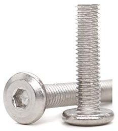 binifiMux1/4-20 x 1 Inch Allen Bolts, Flat Head Socket Cap Bolts Screws Connecting for Furniture 304 Stainless Steel