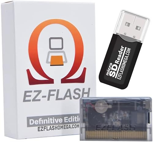 EZ Flash Omega Definitive Edition EZ Flash Omega DE spelkort EZFlash för GBA GBA SP DS NDS NDS Lite Geddes upp till 128 GB