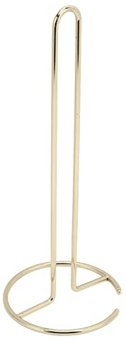 Toilettenpapierhalter, Freistehender Badezimmer-Taschentuch-Organizer, Toilettenpapierrollen-Aufbewahrungshalter, Ständer, Taschentuch-Reservepapierhalter Für Büro, Küche, Schreibtisch(Gold)