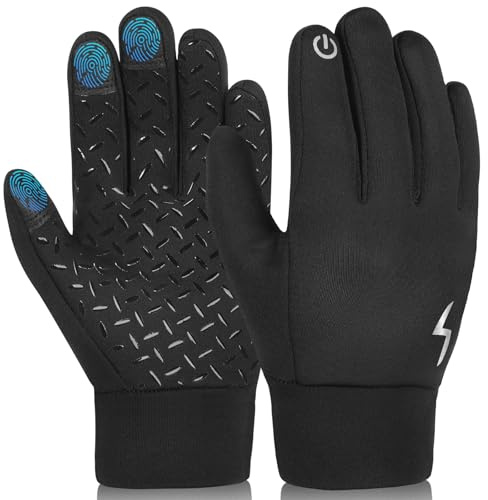 Guantes Termicos Invierno Niños Guantes Bicicleta Niño Niñas Antideslizantes, Guantes Ciclismo Niño Invierno Guantes Pantalla Tactil para Ciclismo Bicic Correr Moto Fútbol, para Niños 4-12 Años