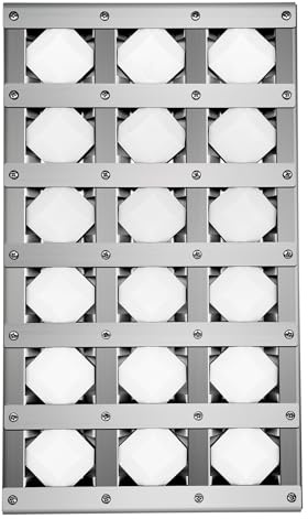 OTAMECE 510-1025 Brikettschale für Grillteile im Freien, 24,9 cm (9 3/4 Zoll) Radiant Tray Assembly für Alfresco Artisan ARTP32, ARTP36, AAEP26, AAEP32, AAEP36 mit Keramikstäben