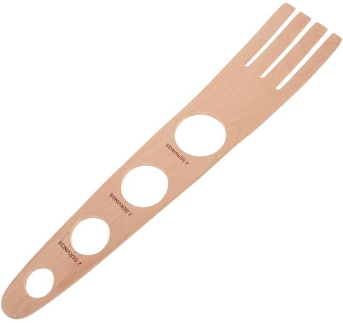 Cabilock 4agujeros Medidor De Espaguetis De Madera De Herramienta Para Medir Pasta Suministros De Cocina Control De Porciones De Pasta Utensilio De Cocina Medidor De Espaguetis Para Uso