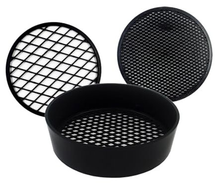 F Fityle Setacci per Il Terreno Setaccio a Rete Rete Robusta Fori di Diverse Dimensioni Attrezzi da Giardinaggio Accessori Accessori Multiuso Vaschette