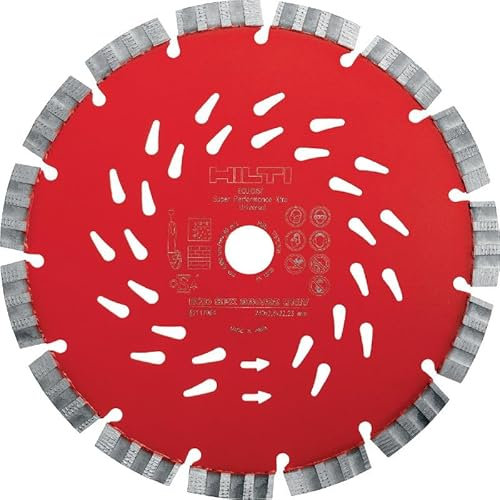 Hilti 2233561 Disco de corte de diamante universal SPX 230/22.23 mm para amoladora angular/sierra (mampostería/piedra/hormigón) 6 uds