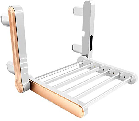 Scaldasalviette, Scaldasalviette 96W Scaldasalviette 90° Radiatore Pieghevole Scaldasalviette 6 Barre Piccolo Radiatore Scaldasalviette Elettrico con Termostato Radiatore Scaldasalviette Elettrico a