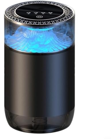 Sandyseptember Diffusore per auto intelligente, diffusore di aromi portatile, diffusore di aromi per auto, diffusore di aromi intelligente, con olio essenziale da 50 ml (A)
