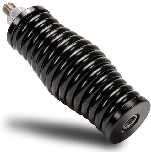 True Mods, base di montaggio a molla per antenna radio CB in acciaio inox resistente [3/8 24 thread] per fuoristrada UTV ATV SxS Side-by-Side 4 Wheeler Polaris RZR Razor Can-Am Maverick X3 Semi Truck