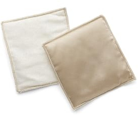 Emily's Pillow - Lot de 2 Pads Démaquillants Réutilisables en Soie - Élimine le Maquillage et Respecte la Peau - Soin Beauté Éthique et Durable