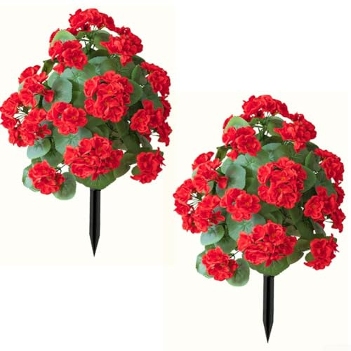 Decorative Artificial Begonia Flower Bunch Perfect for Arrangements in Vases and Pots for Various Occasions (A)