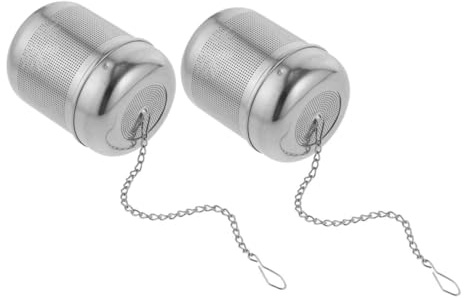 WATIIFUFU 2pièces Boule à Thé Acier Inoxydable Support à Thé Vrac Avec Filtre Passoire à Épices Compacte Panier De Séparation Pour Soupes Lot De Infuseurs