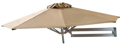 Beach Umbrella Tilting Parasol Sun Shade Wall-Mounted Shading s With Adjustable Pole,Outdoor Garden Patio,Suitable For Gardens Courts Balconies Etc.