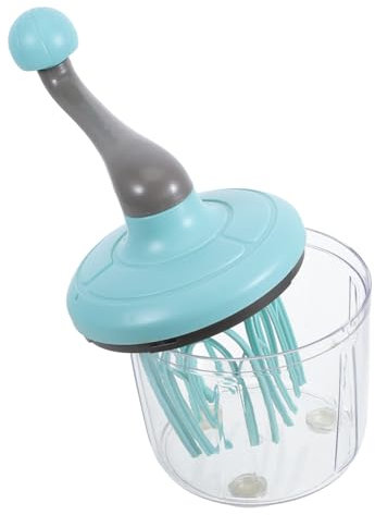 KOCKSHION Batteur à Œufs Manuel Inoxydable avec de Vitesse Variable Outil de Cuisine Multifonction pour Fouetter Crème et Blancs Œufs pour Préparation de Gâteaux à Vert