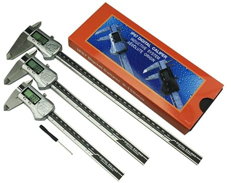 Reloj comparador, Calibrador digital a prueba de agua 0-150/200/300 mmMetal Electronic Vernier Caliper Gauge Micrómetro Trabajo en el agua Para 3D, entornos de laboratorio(0-300mm IP67)