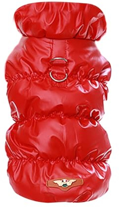 Hunde-Wintermantel mit Kapuze, wasserdicht, windabweisend, gepolstert, warmes Outfit, bequem und atmungsaktiv, Wintermantel, Hunde-Schneeanzug, wasserdicht