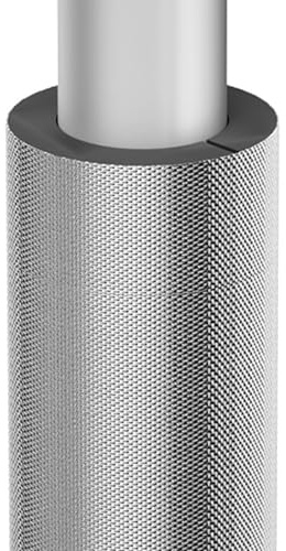 Frostschutz Isolierrohr 95,0 cm Rohrisolierung, Selbstdichtendes Aluminiumfolien-Isolierrohr Dicke 20,0 mm für Sprinkler, ID 15-120 mm(1-1/3=34.0mm)